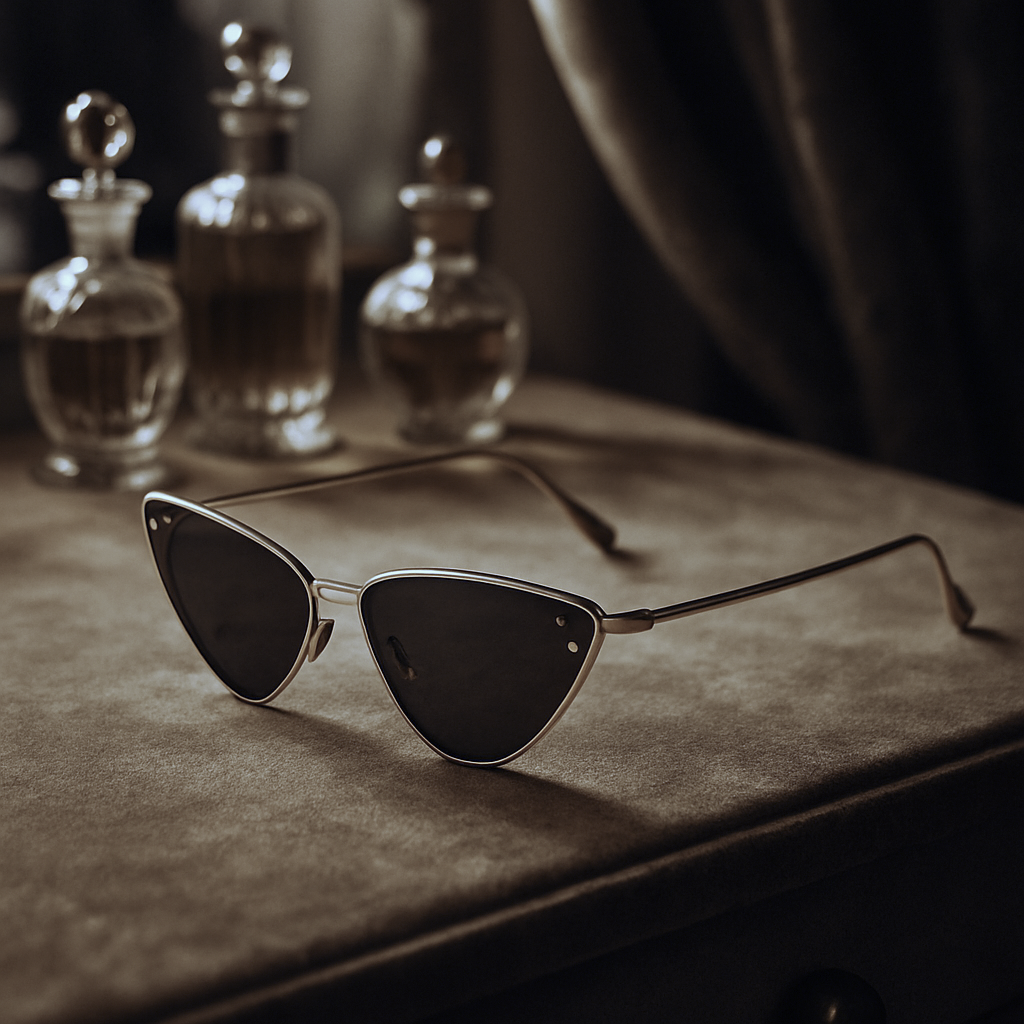 Windflow - Retro Tinted Flat Lens Fashion Cat Eye Sunglasses